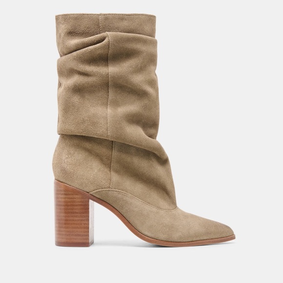 Dolce Vita Shoes - Dolce Vita Talina Boots Olive Suede